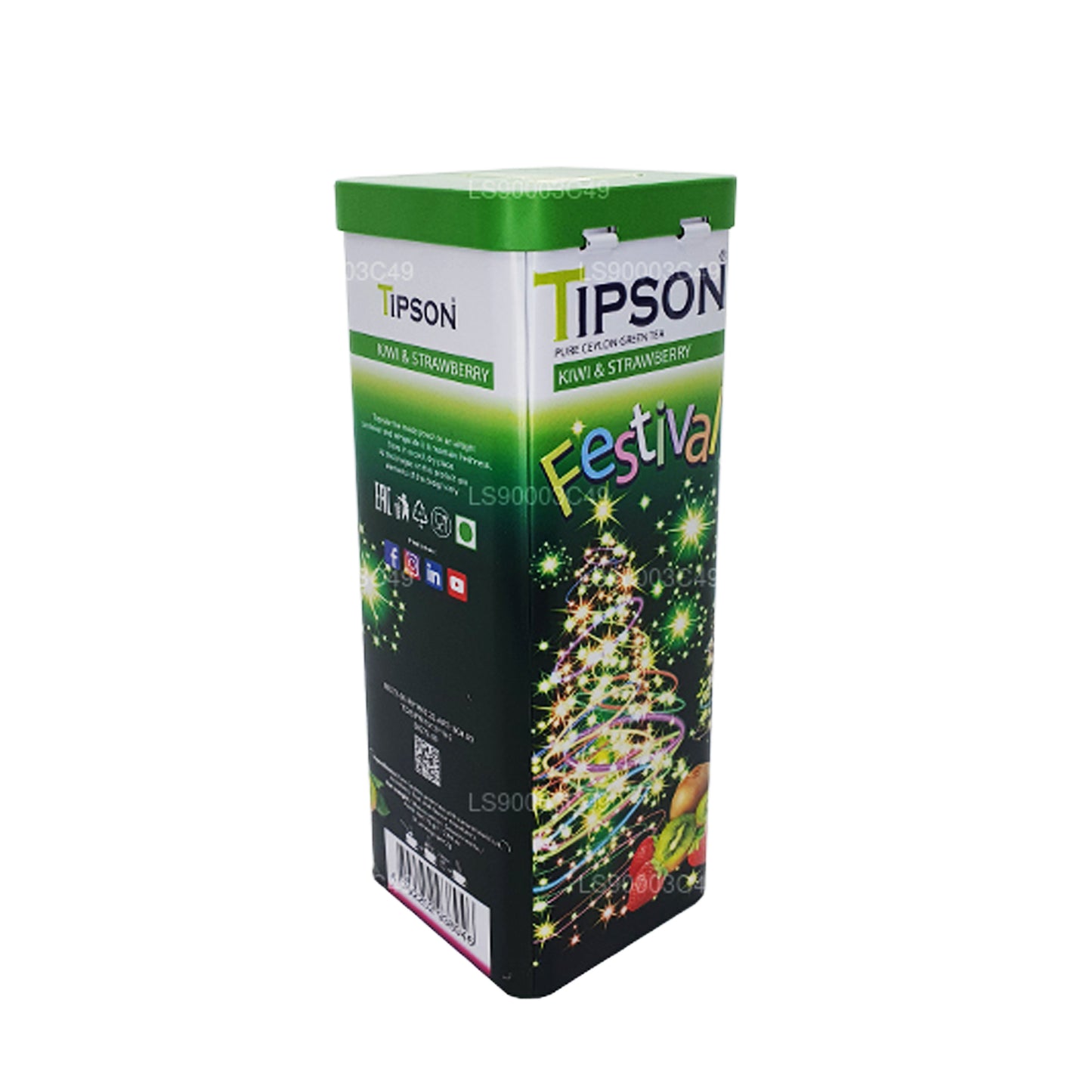 TIPSON FESTIVAL Kiwi & Strawberry gÃ¼ner Tee 75g