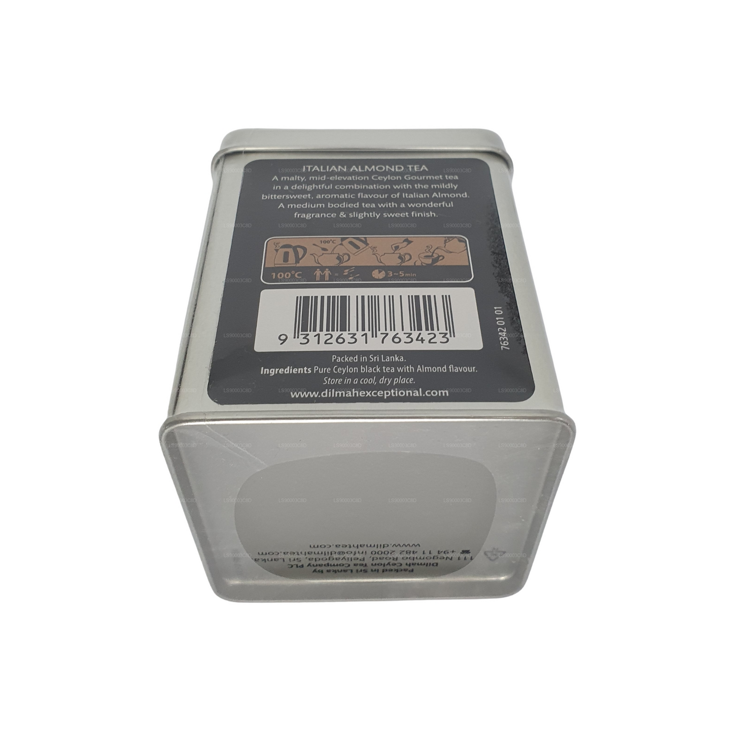 Dilmah Výjimečný italský mandlový čaj (100g) Plechový Caddy