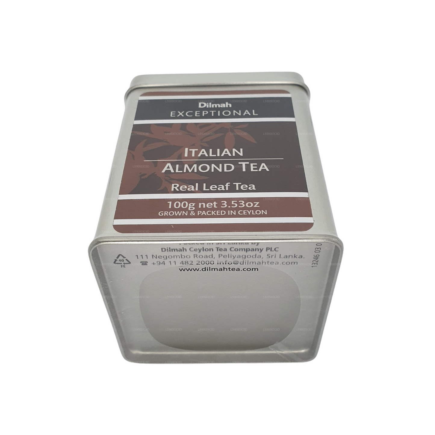 Dilmah Výjimečný italský mandlový čaj (100g) Plechový Caddy