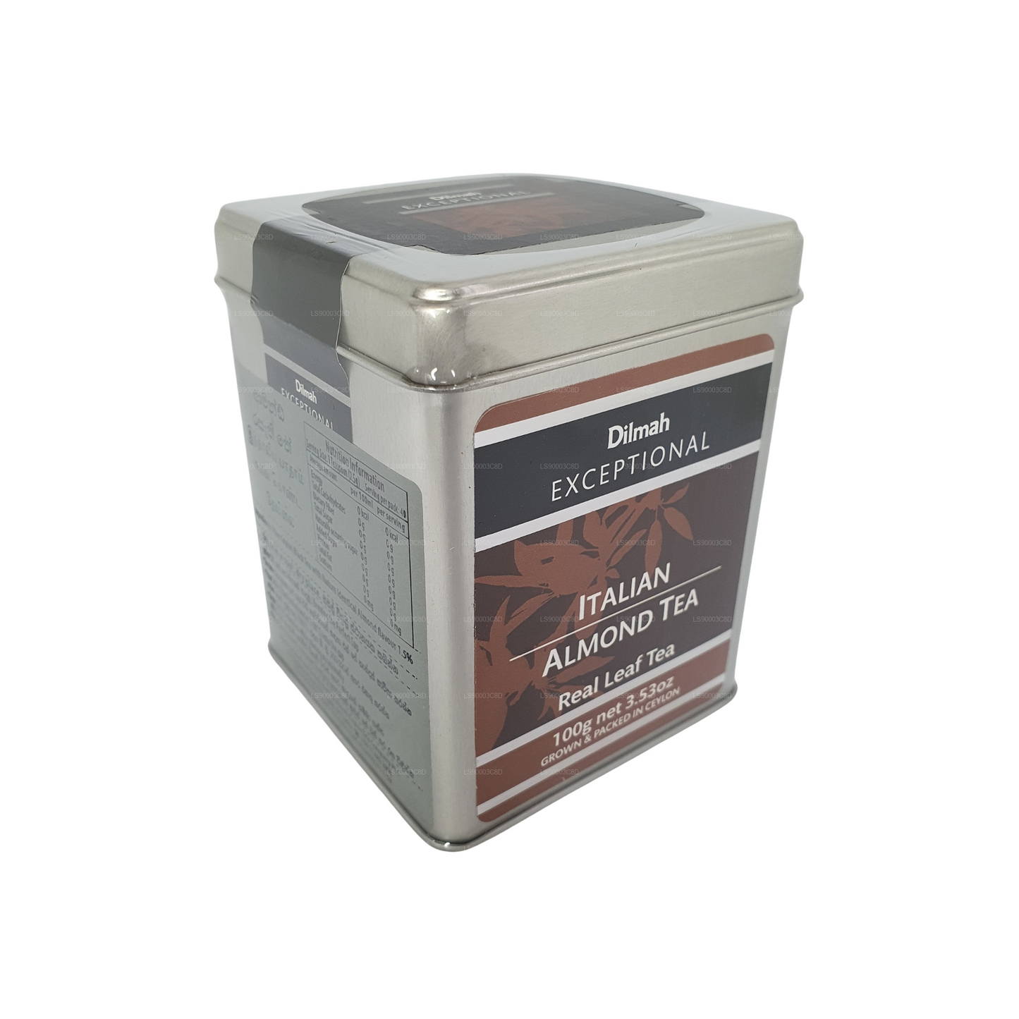 Dilmah Výjimečný italský mandlový čaj (100g) Plechový Caddy