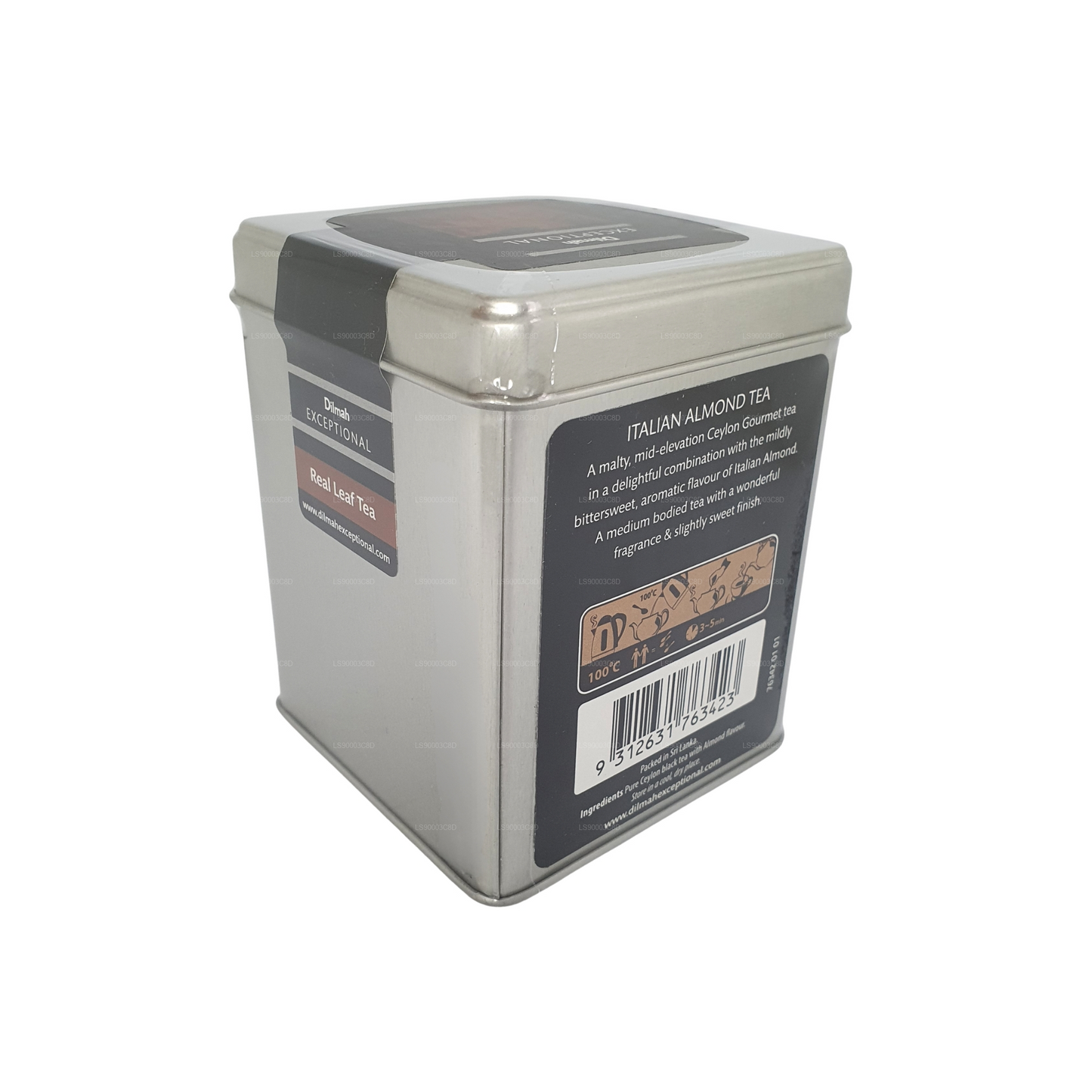 Dilmah Výjimečný italský mandlový čaj (100g) Plechový Caddy