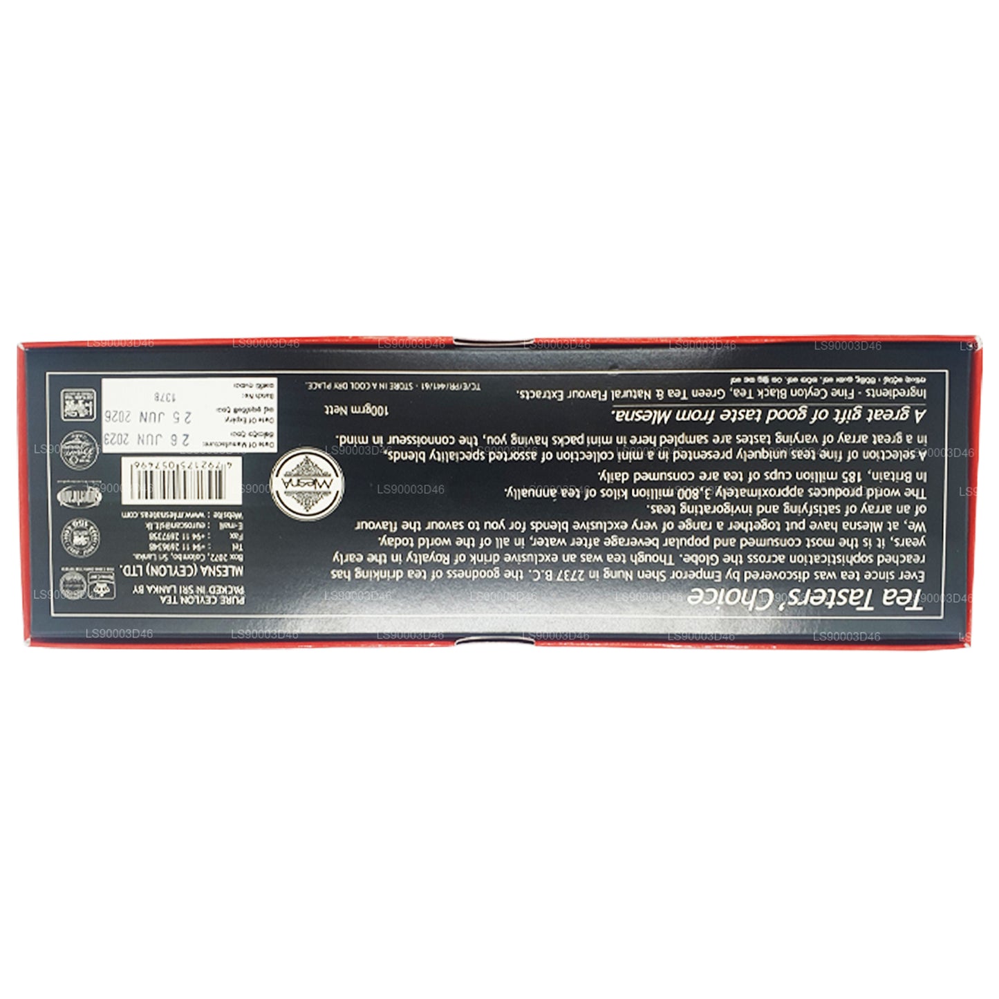 Čaj Mlesna Taster's Choice 7 Rozmanité čaje (100g)