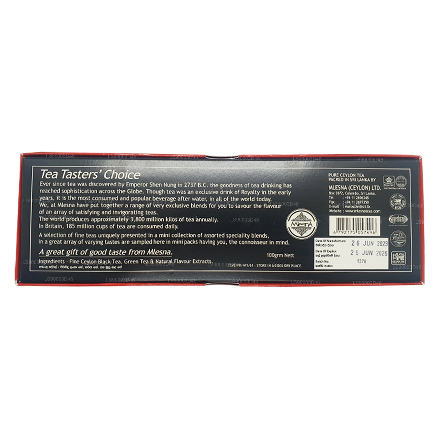 Čaj Mlesna Taster's Choice 7 Rozmanité čaje (100g)