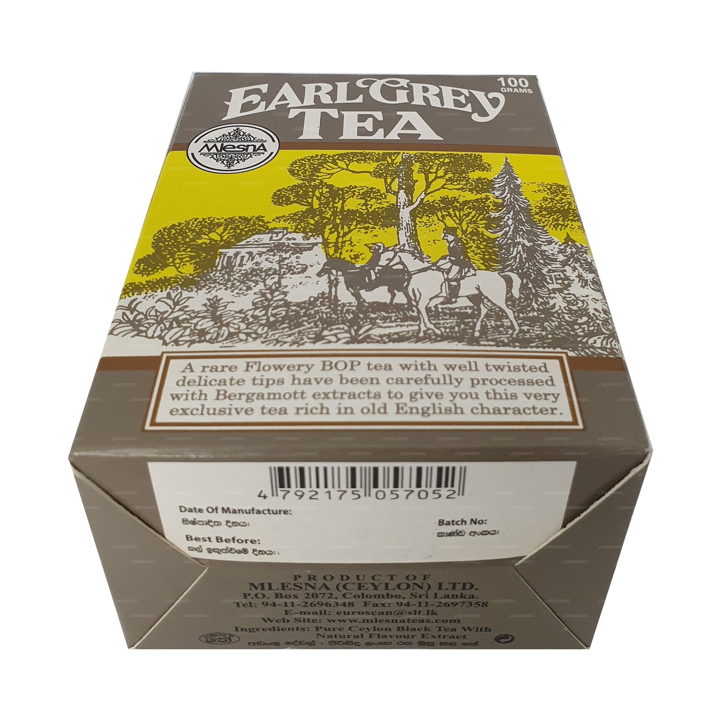 Mlesna Earl Grey sypaný listový čaj