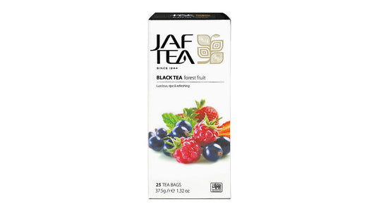 Jaf Tea Black Strawberry & Raspberry 20 Tea Bags
