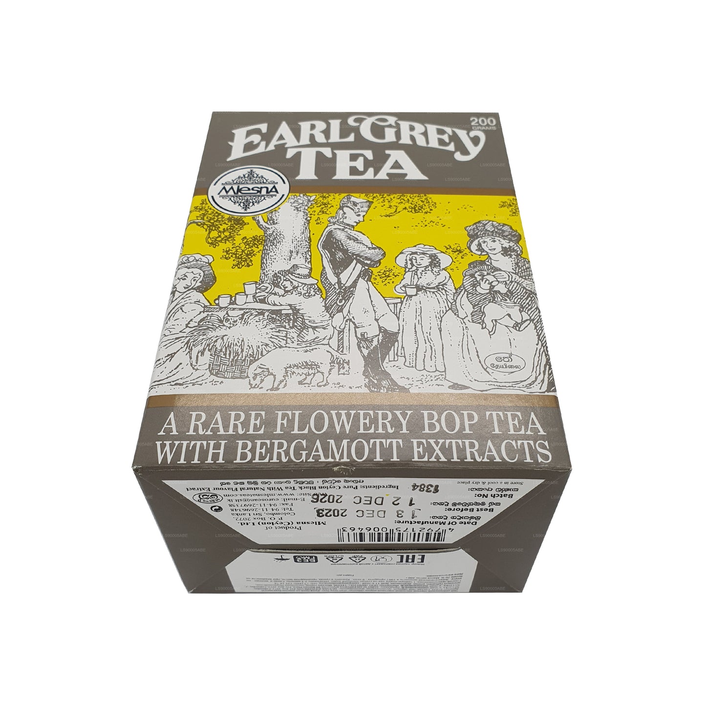 Mlesna Earl Grey sypaný listový čaj