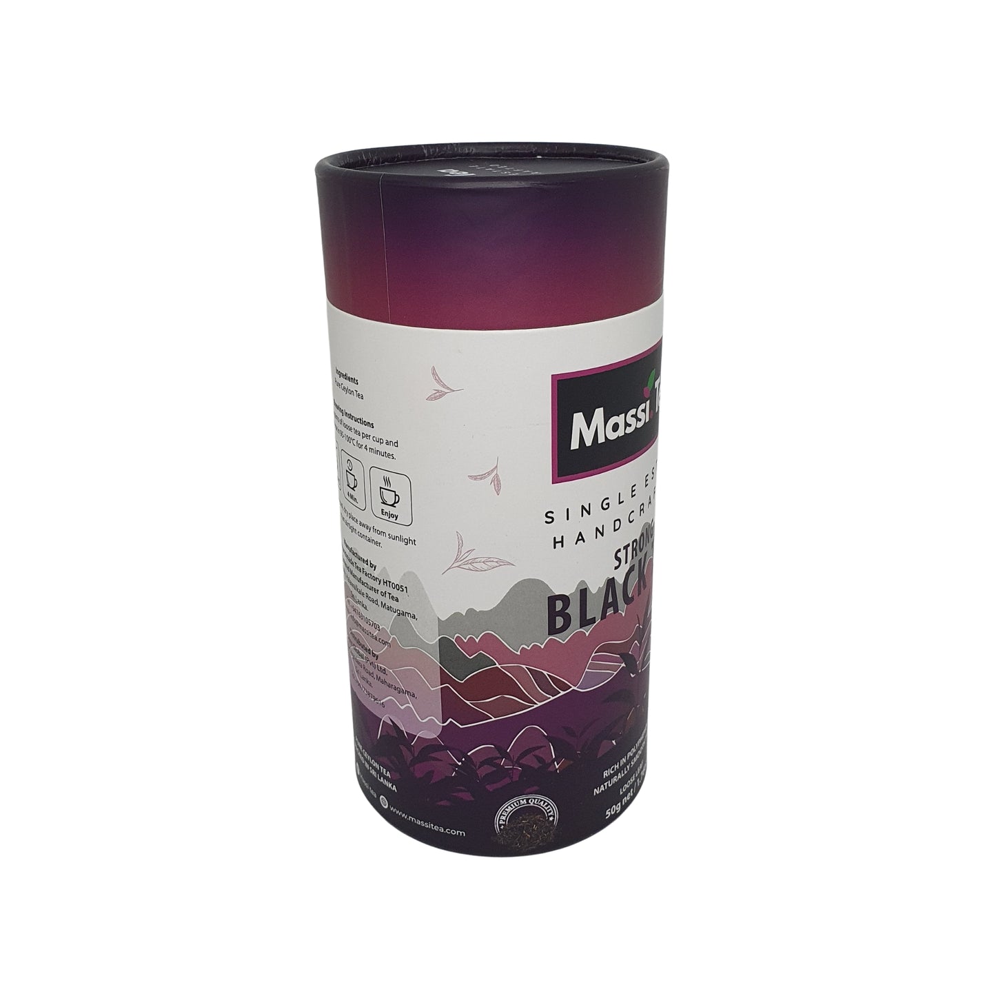 Massi Čaj Single Estate Ručně Vyrobené Silný Černý Čaj (50g)