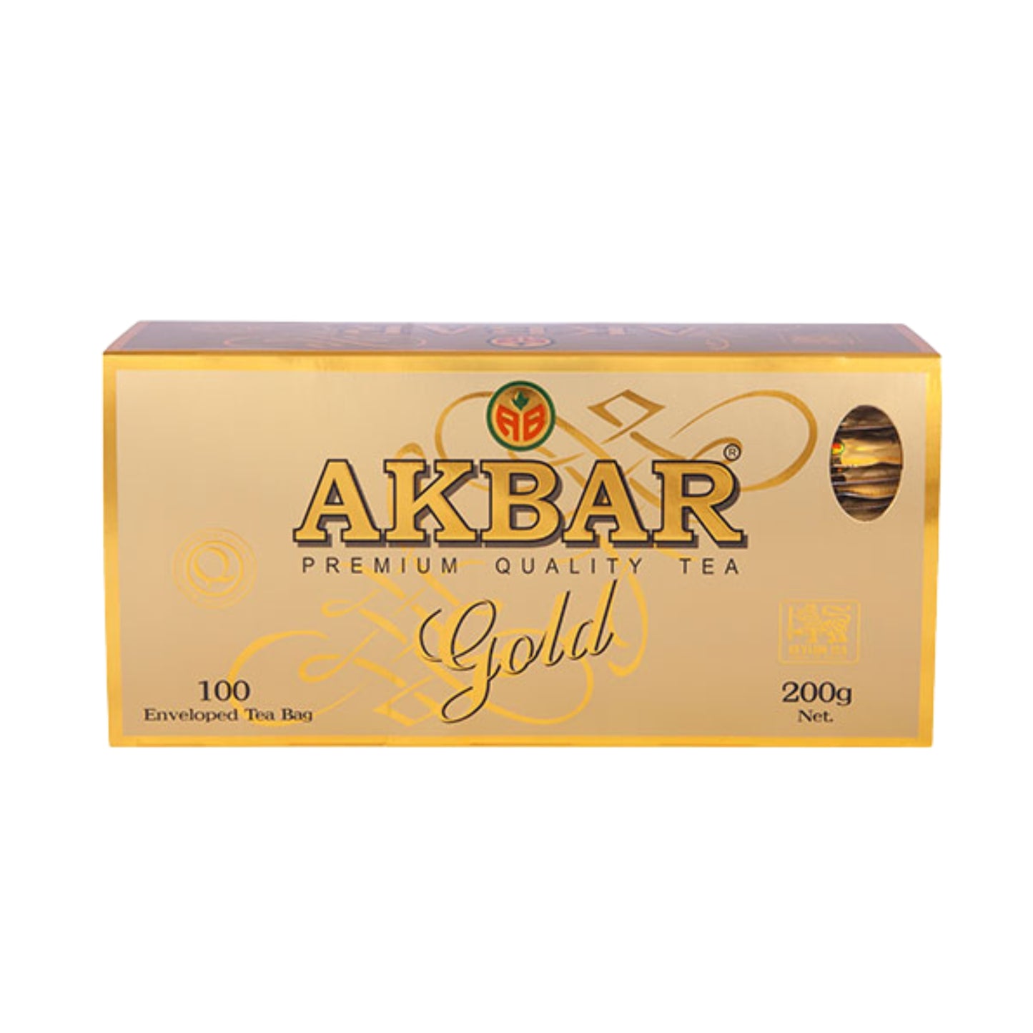 Prémiové cejlonské čajové sáčky Akbar Gold