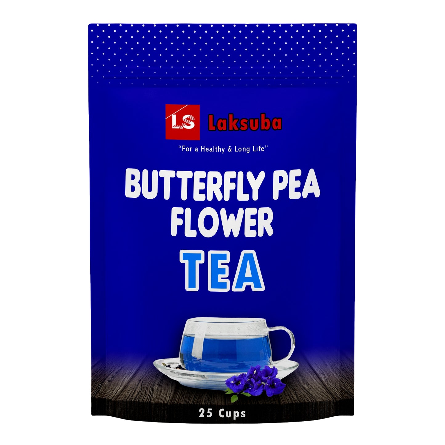Laksuba Ceylon Butterfly Pea Flower Tea (16,25 g) 25 čajových sáčků