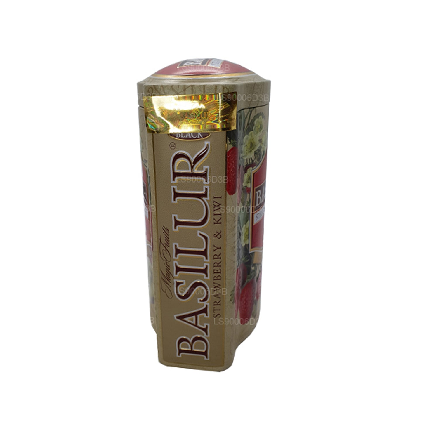 Basilur Strawberry and Kiwi Magic Fruits Tin Caddy (100g)