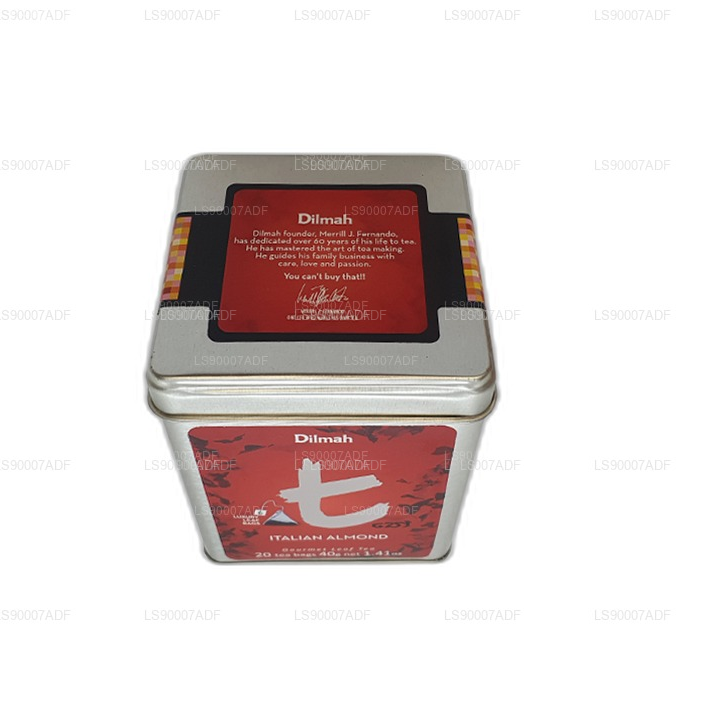 Dilmah t-Series Italský Mandlový Čaj (40g) 20 Čajových Sáčků