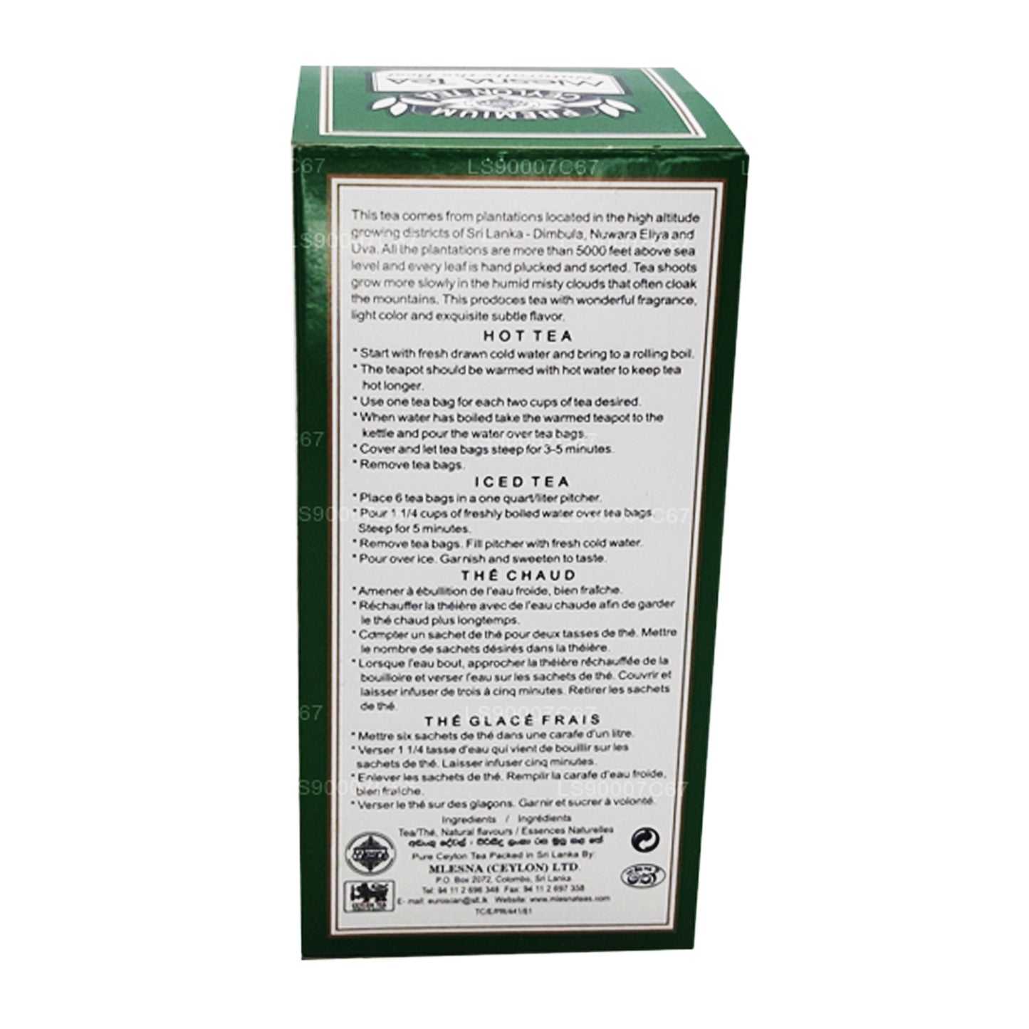 Mlesna Peach Apricot LuxuryČajové sáčky (60g)