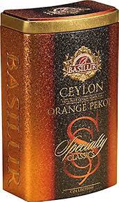 BASILUR SPECIALTY CLASSICS - T.CADDY - ULBT - LT - CEYLON ORANGE PEKOE (100g)