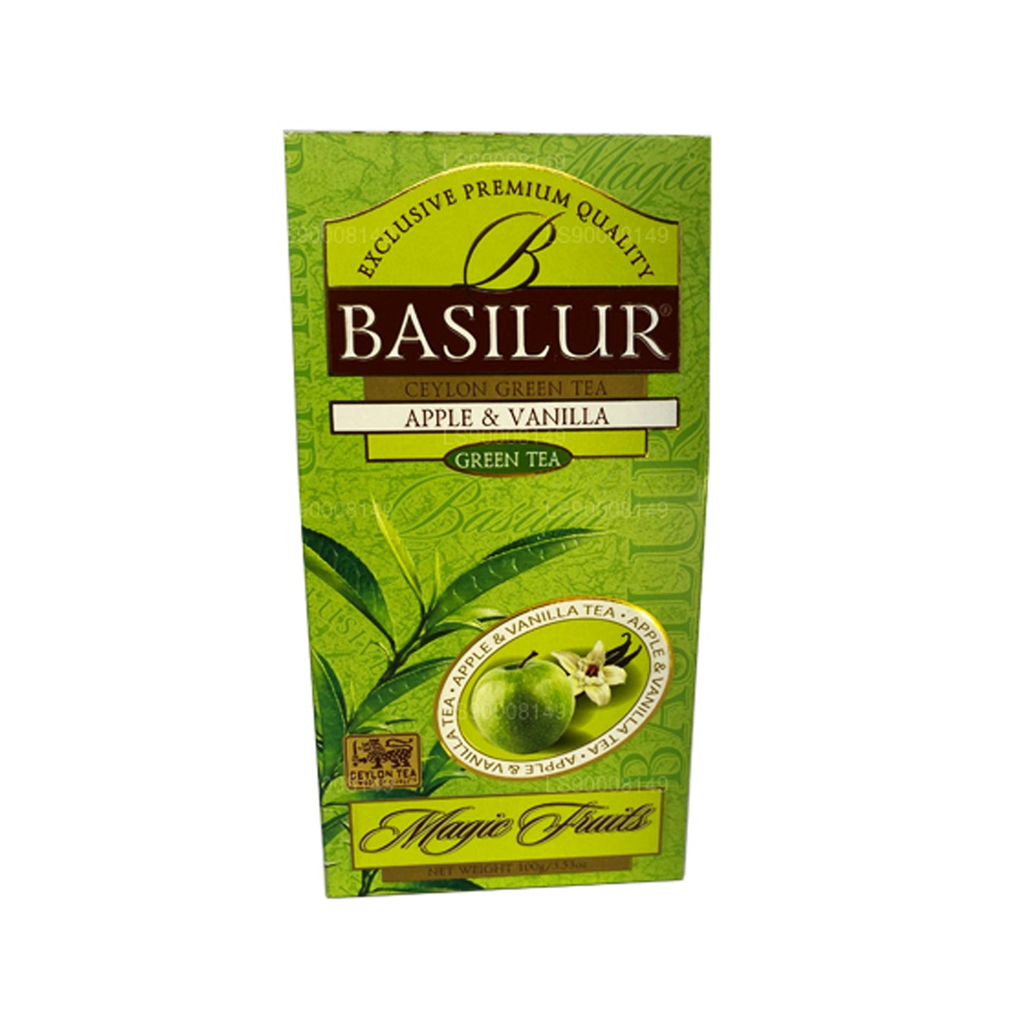 Basilur Magic Fruits  Apple & Vanilla Green Tea (100g)