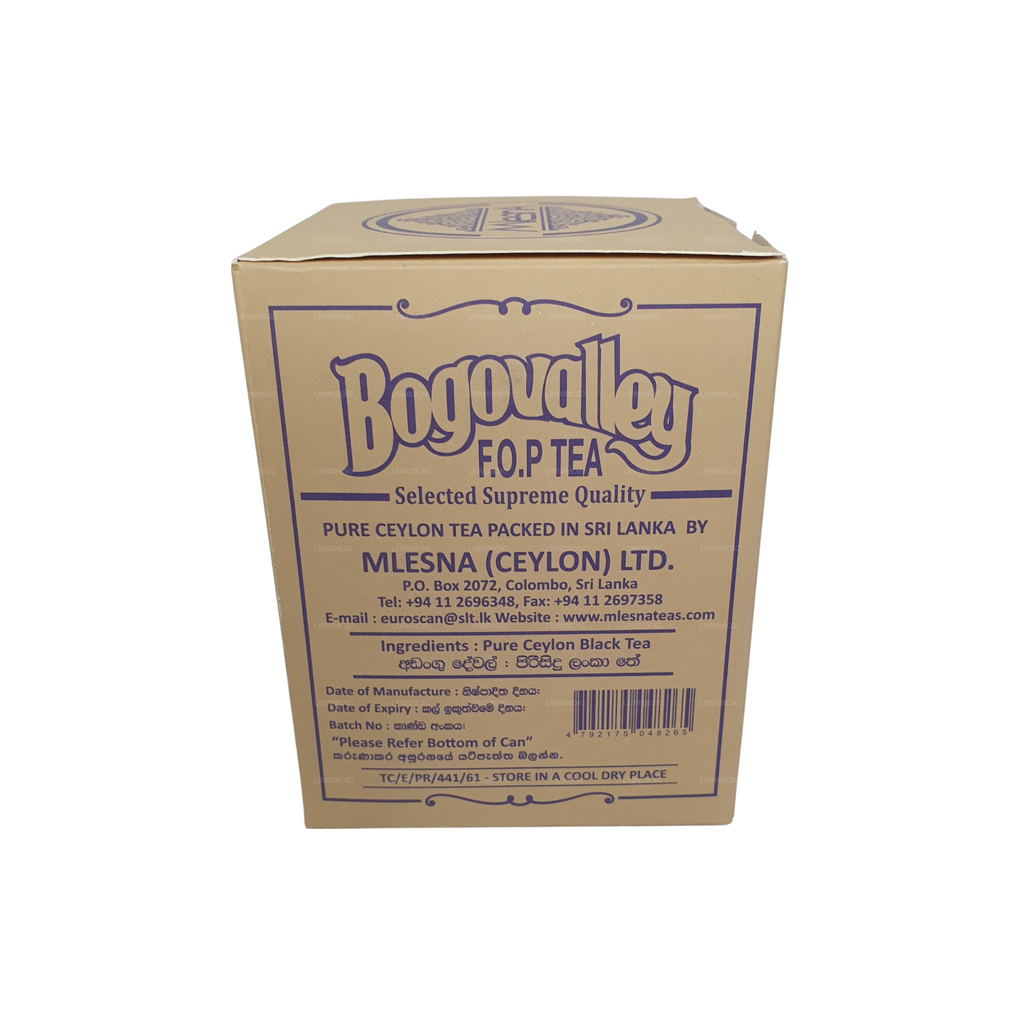 Mlesna Bogovalley F.O.P. Čaj v kovovém pouzdře (100 g)