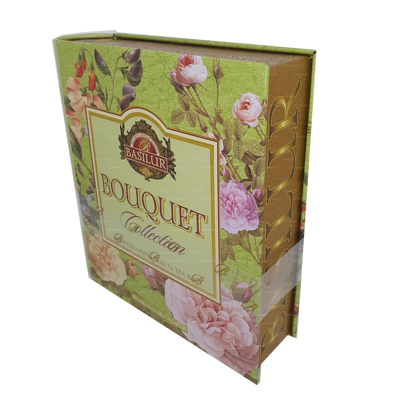 Basilur Exclusive Premium Green Tea Bouquet Collection (48g) 32 Tea Bags