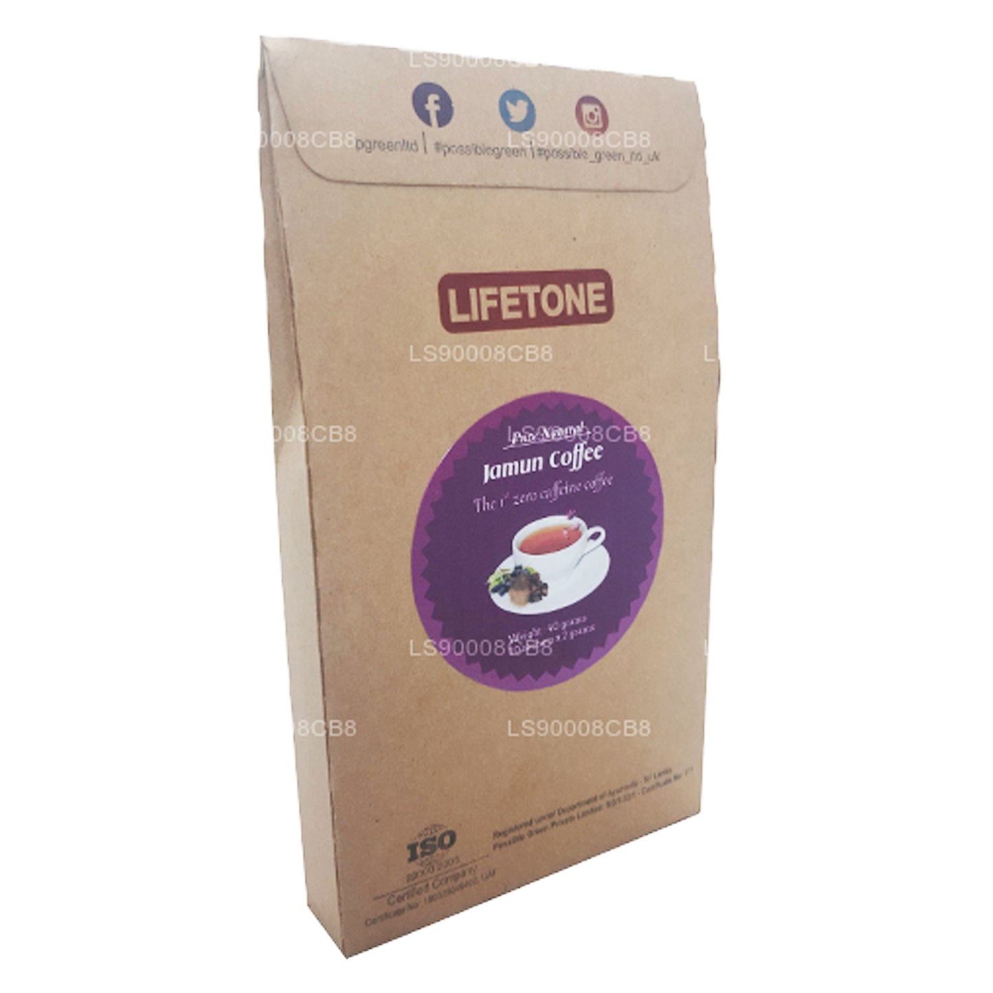 Káva ze semen Lifetone Jamun (40g)