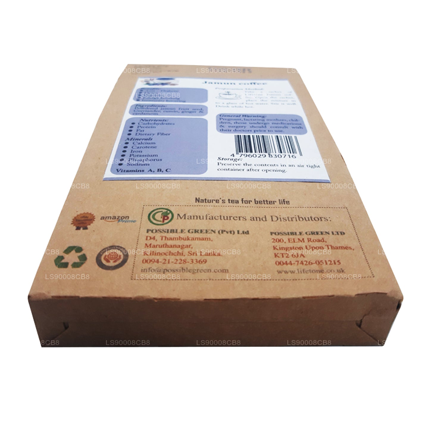 Káva ze semen Lifetone Jamun (40g)