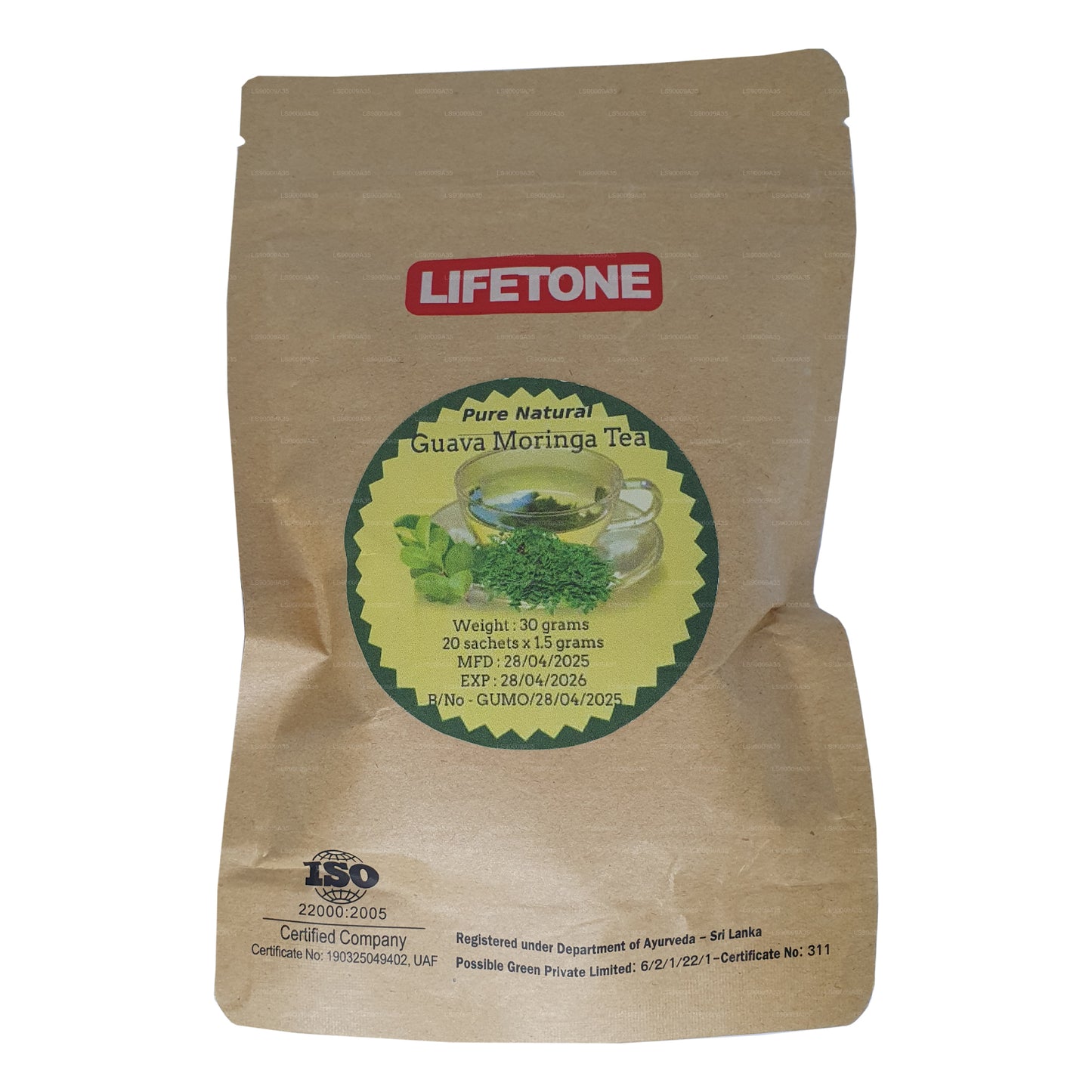 Lifetone Guava Moringa Tea (30g)