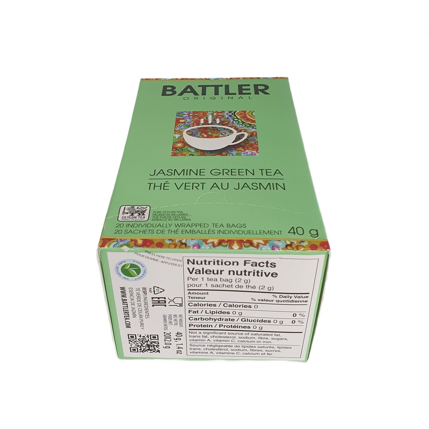 Battler Original Jasmine Green Tea (40g) 20 čajových sáčků