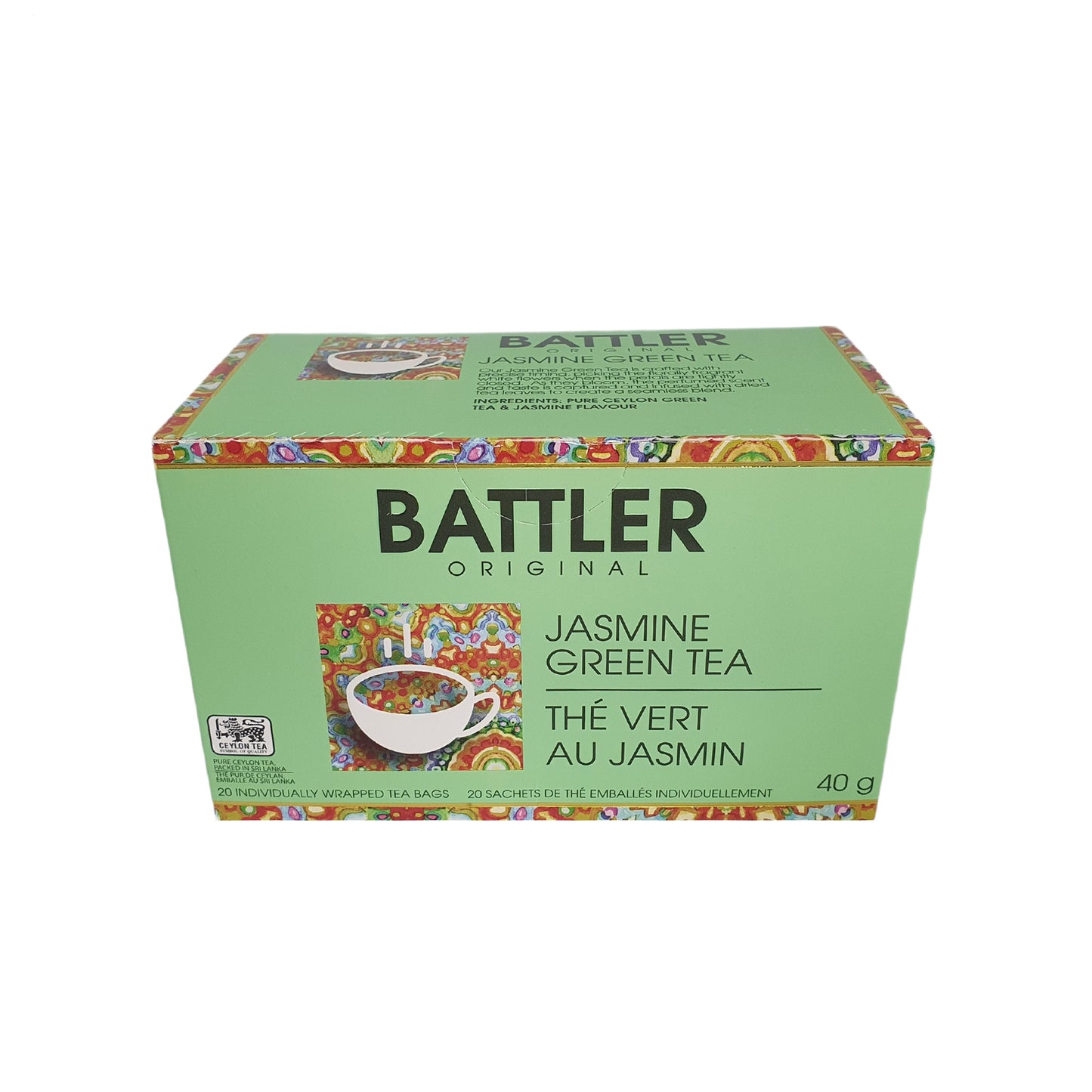 Battler Original Jasmine Green Tea (40g) 20 čajových sáčků