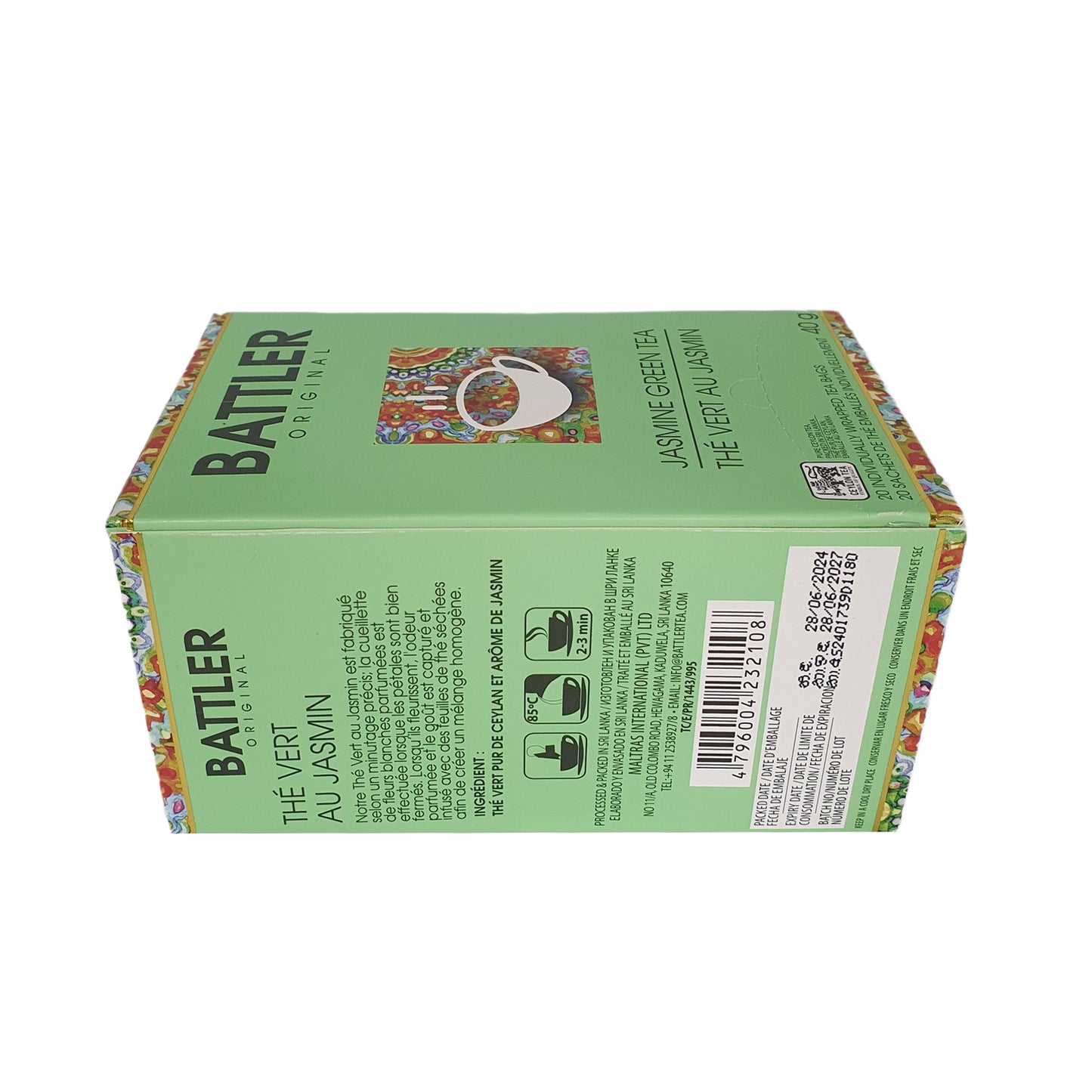 Battler Original Jasmine Green Tea (40g) 20 čajových sáčků