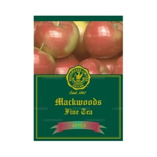 Mackwoods Apple Flavoured Single Estate Black Tea 25 Enveloped Tea Bags (50g)