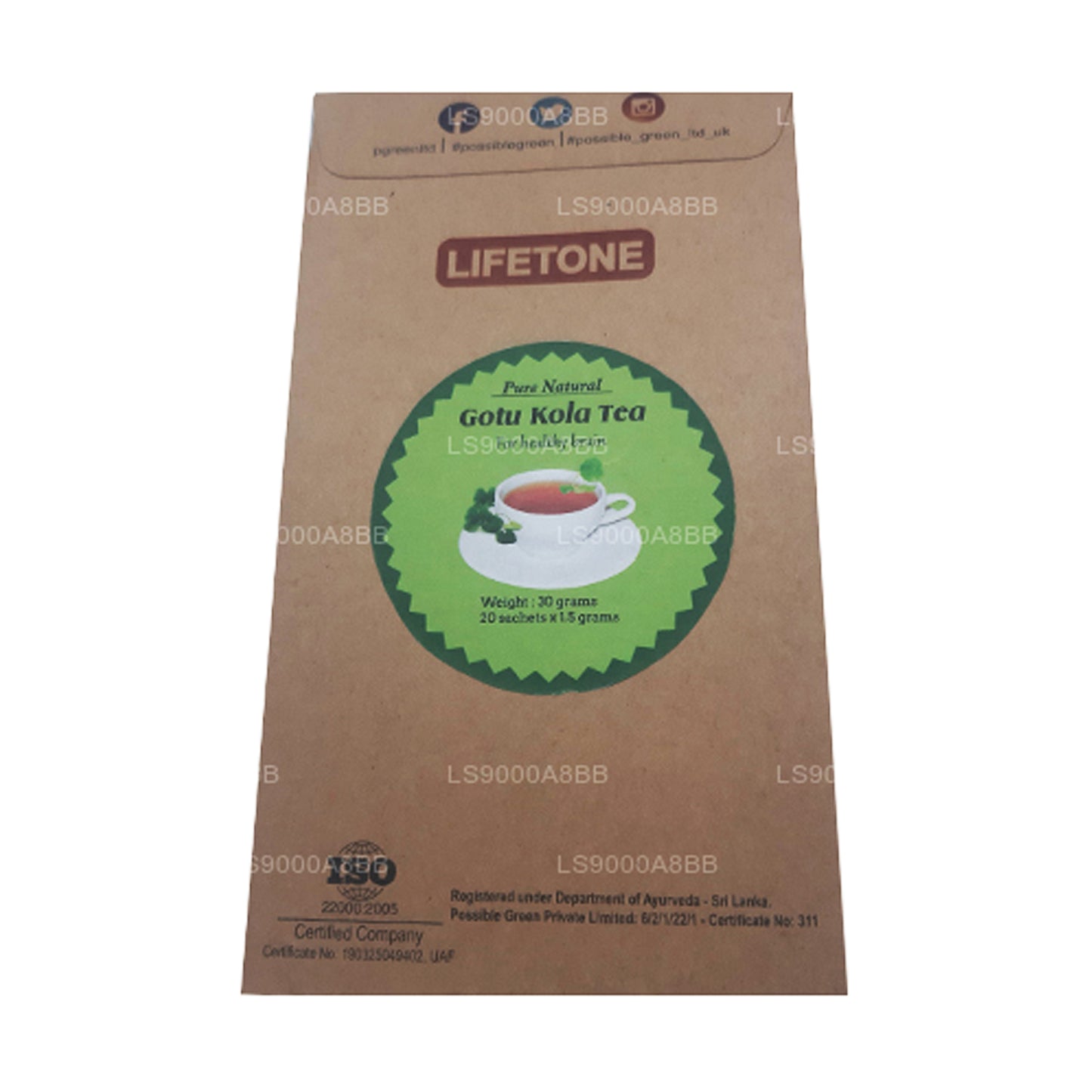 Lifetone Gotukola čaj (30g)