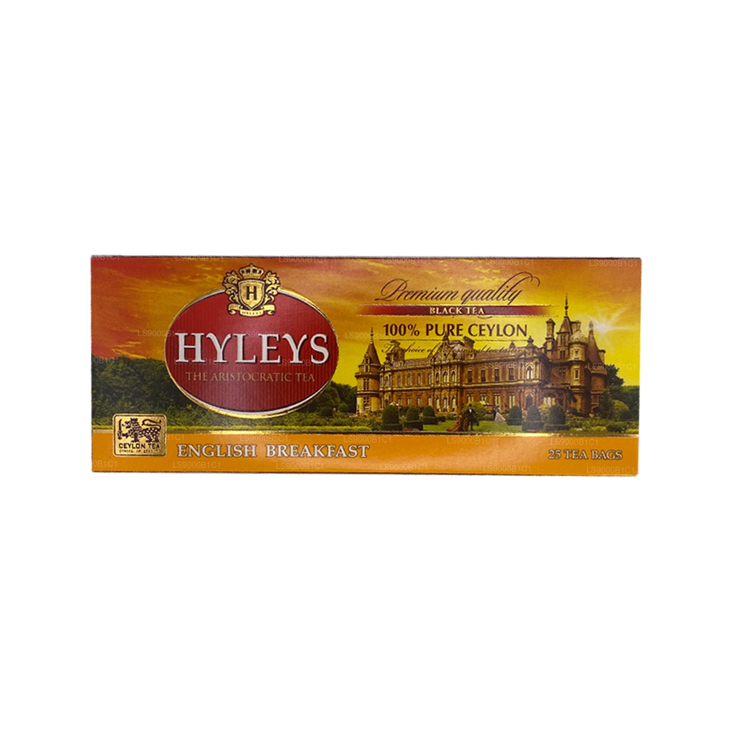 Hyleys Black English Breakfast Tea (37.5g) 25 Tea Bags