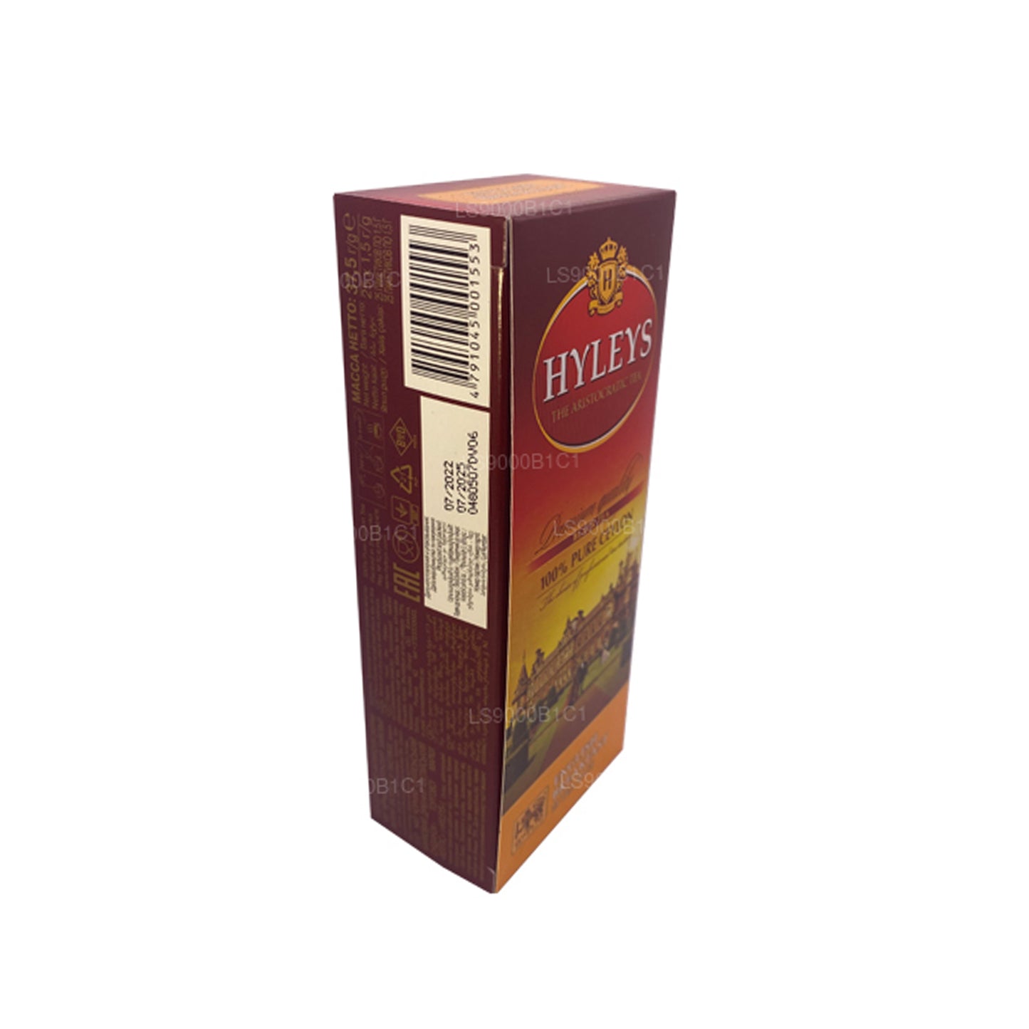 Hyleys Black English Breakfast Tea (37.5g) 25 Tea Bags