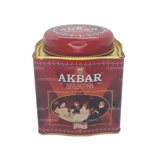 Akbar Classic Ceylonský čajový listový čaj (250g) Plechovka