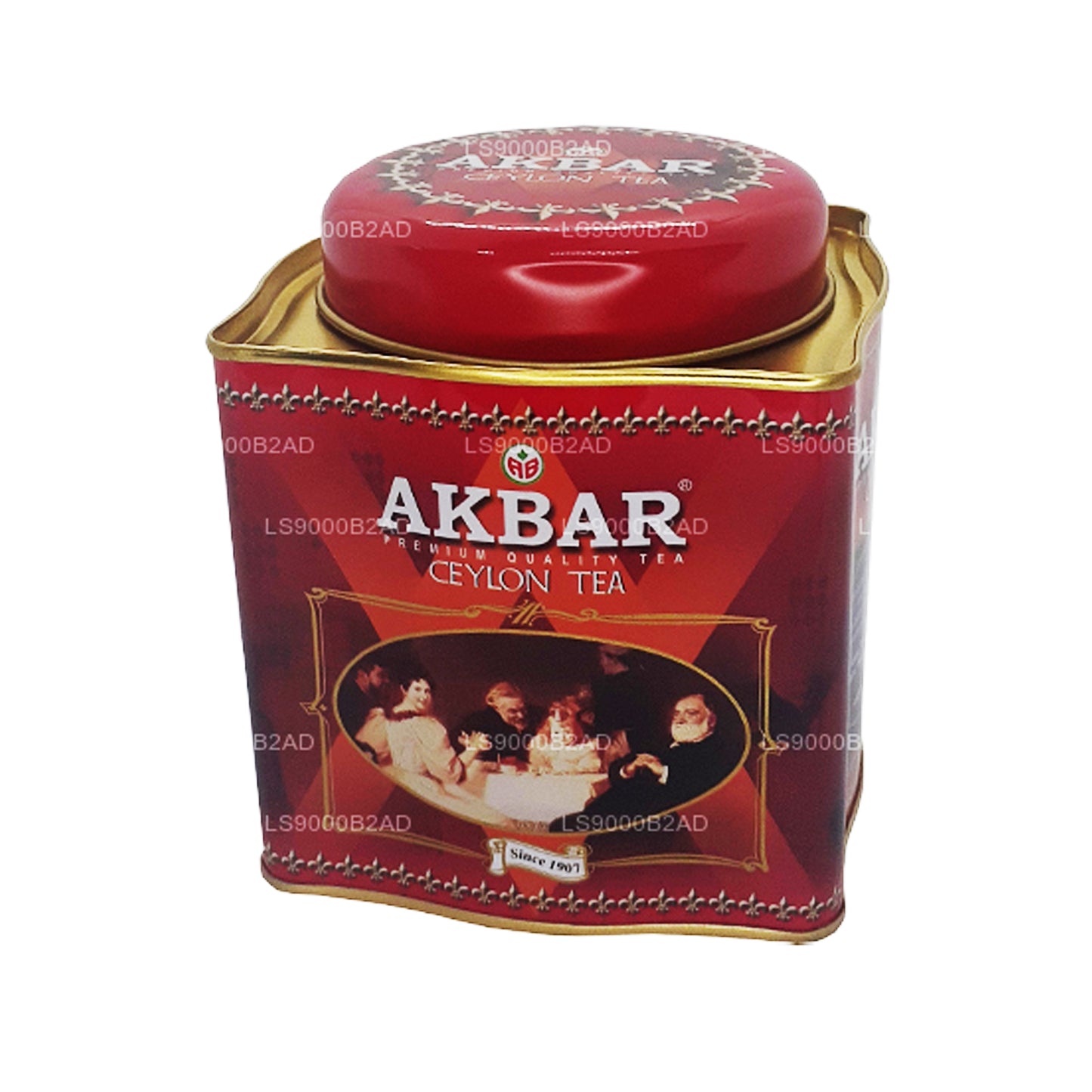 Akbar Classic Ceylonský čajový listový čaj (250g) Plechovka