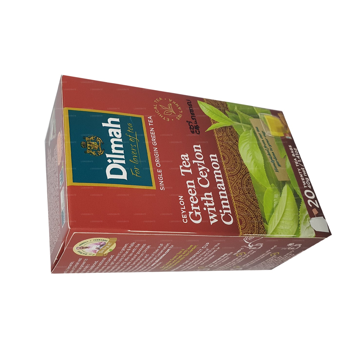 Dilmah Ceylon Green Tea with Ceylon Cinnamon (40g) 20 Tea Bags