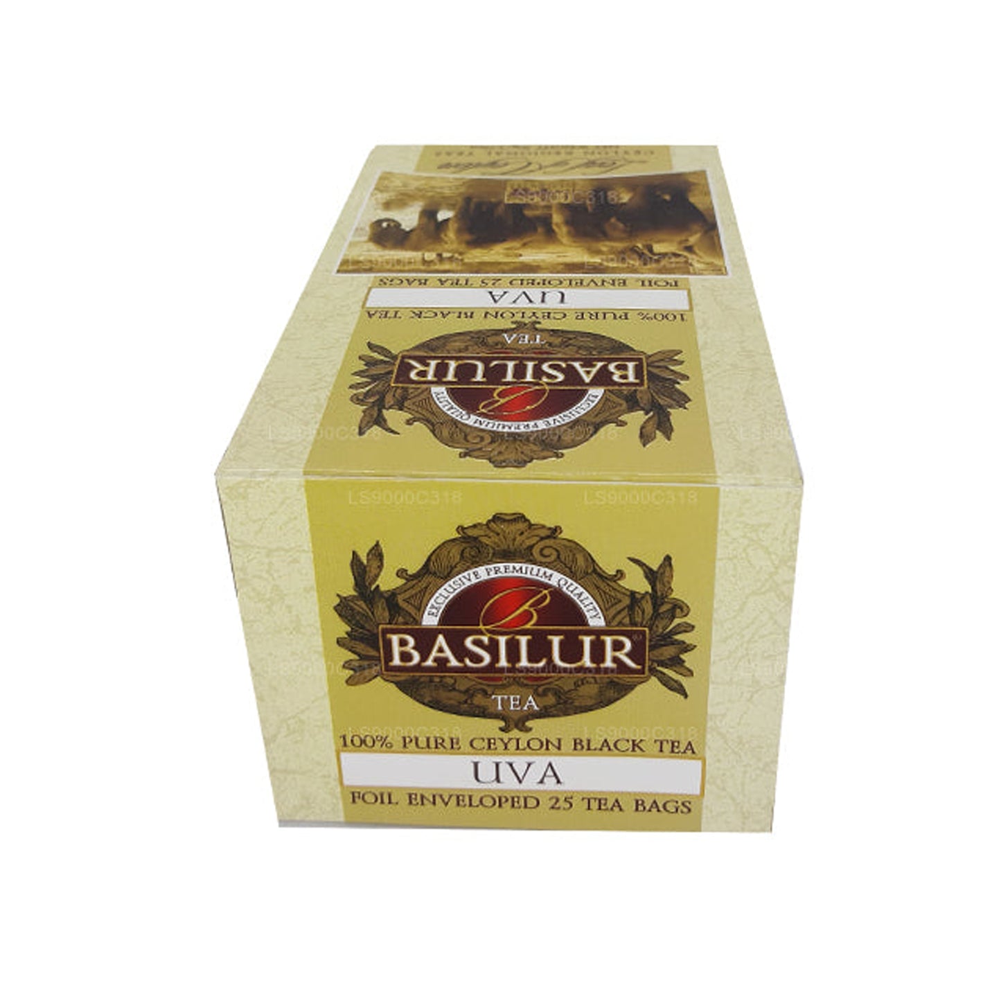 Basilur Leaf of Ceylon "Uva" Pure Black Tea (50g) 25 Tea Bags