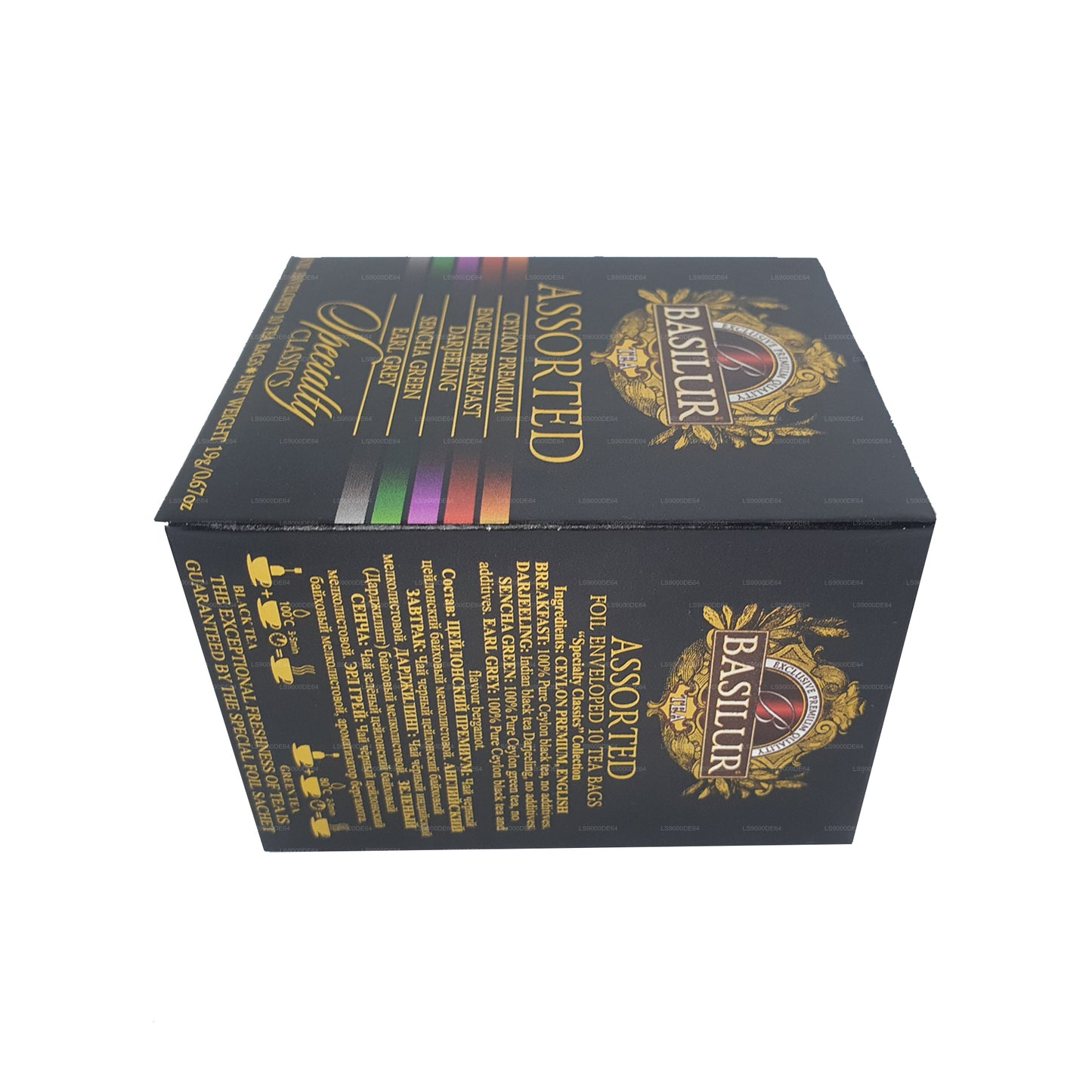 Basilur Specialty Classics Tea (19g) 10 Foil Enveloped Tea Bags