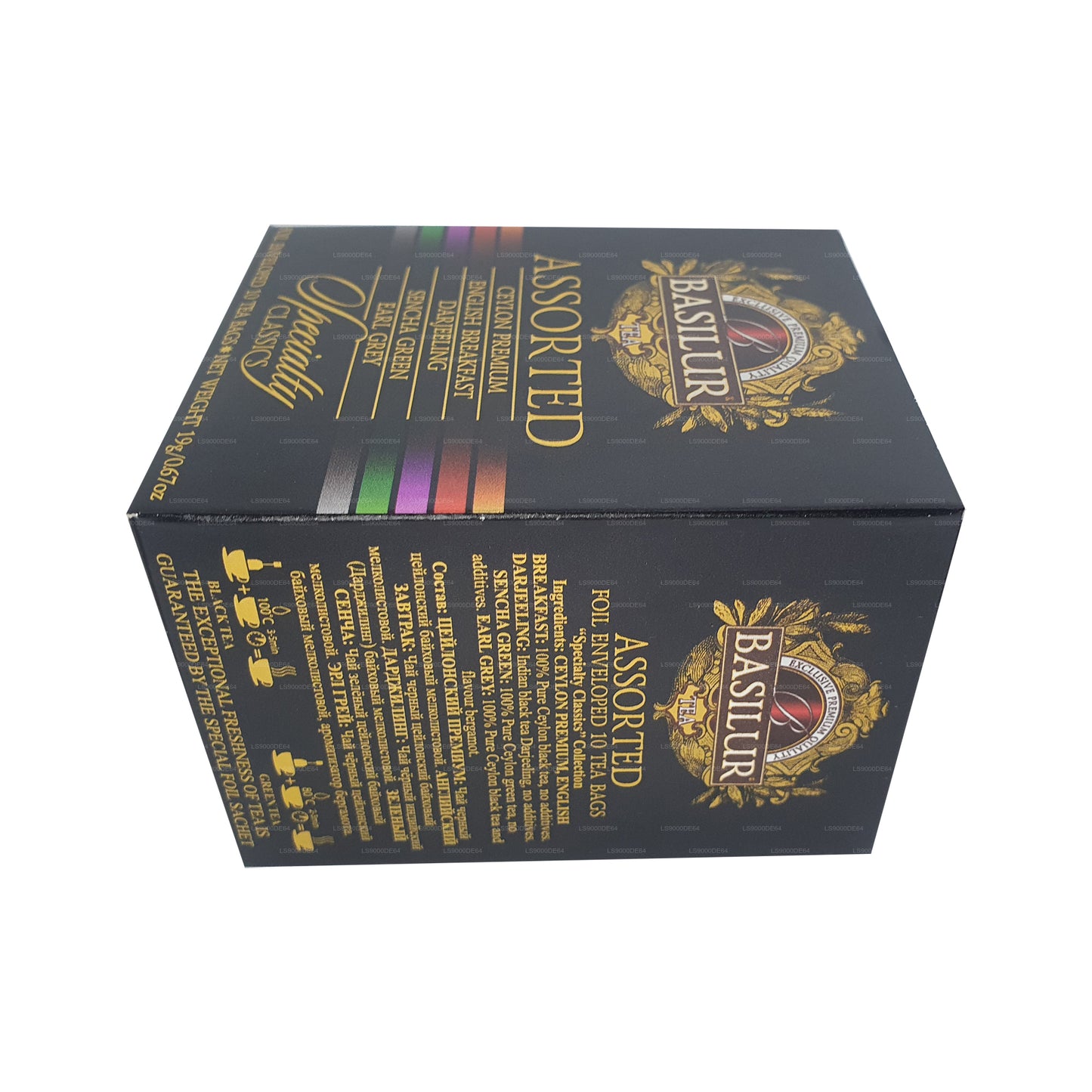 Basilur Specialty Classics Tea (19g) 10 Foil Enveloped Tea Bags