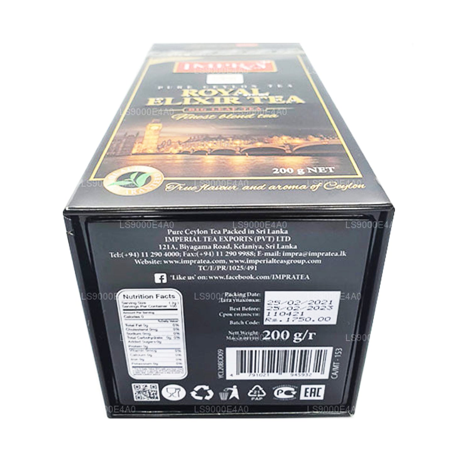 Impra Royal Elixir Knight Čistý ceylonský čaj (200g)