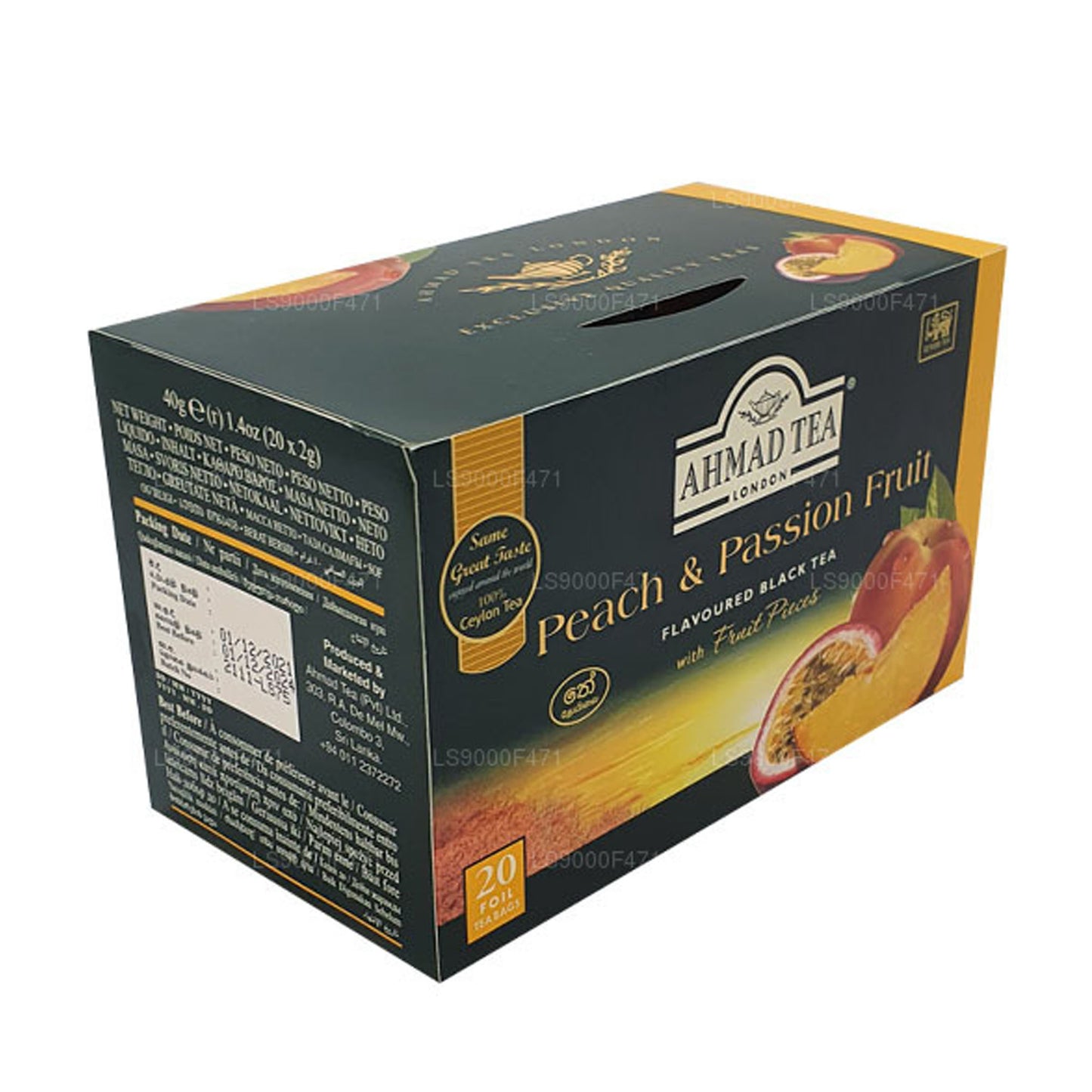Ahmad Tea Peach and Passion (40g) 20 Foil Tea Bags