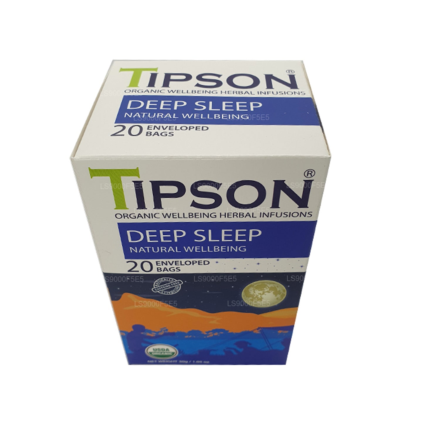 Tipson Organic Deep Sleep Natural Wellbeing (30g) 20 obalených čajových sáčků