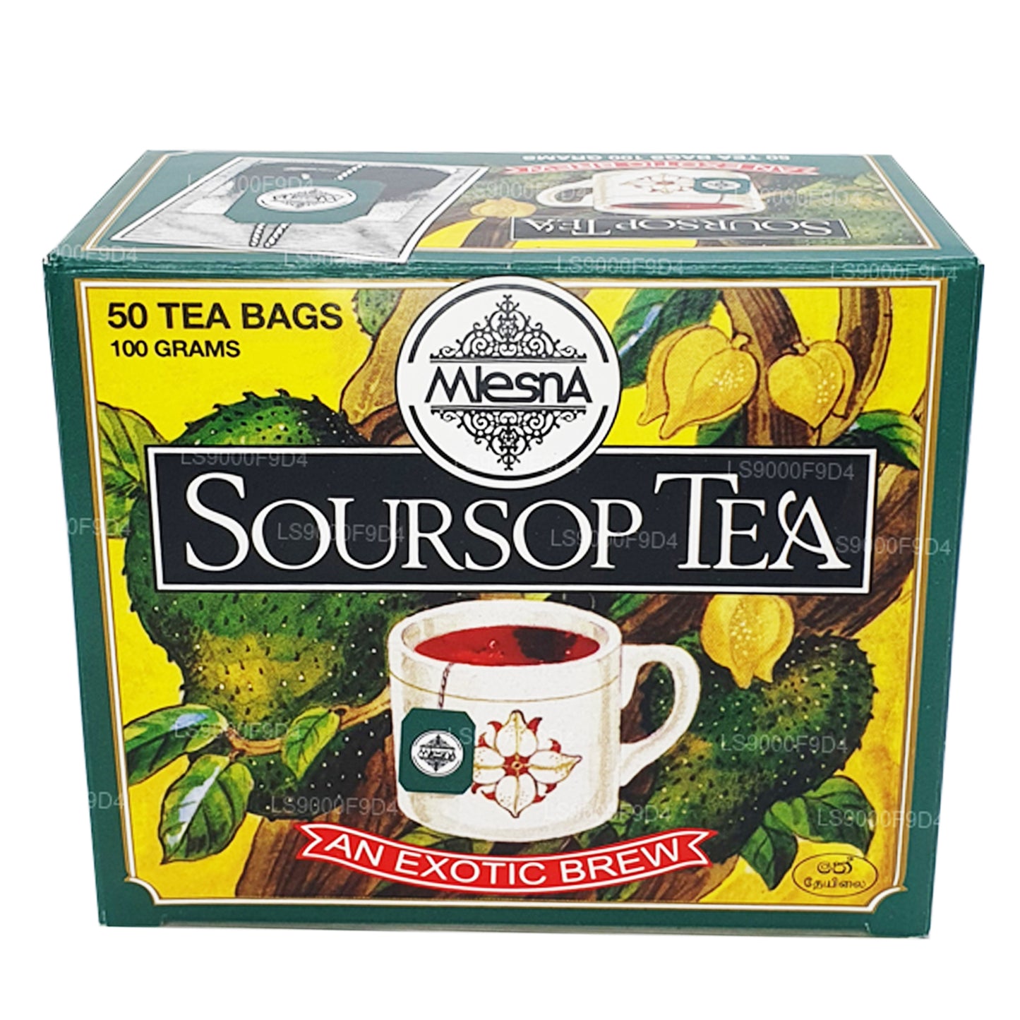 Mlesna Soursop "An Exotic Brew" Black Tea (100g) 50 Tea Bags