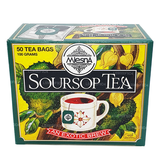 Mlesna Soursop "An Exotic Brew" Black Tea (100g) 50 Tea Bags