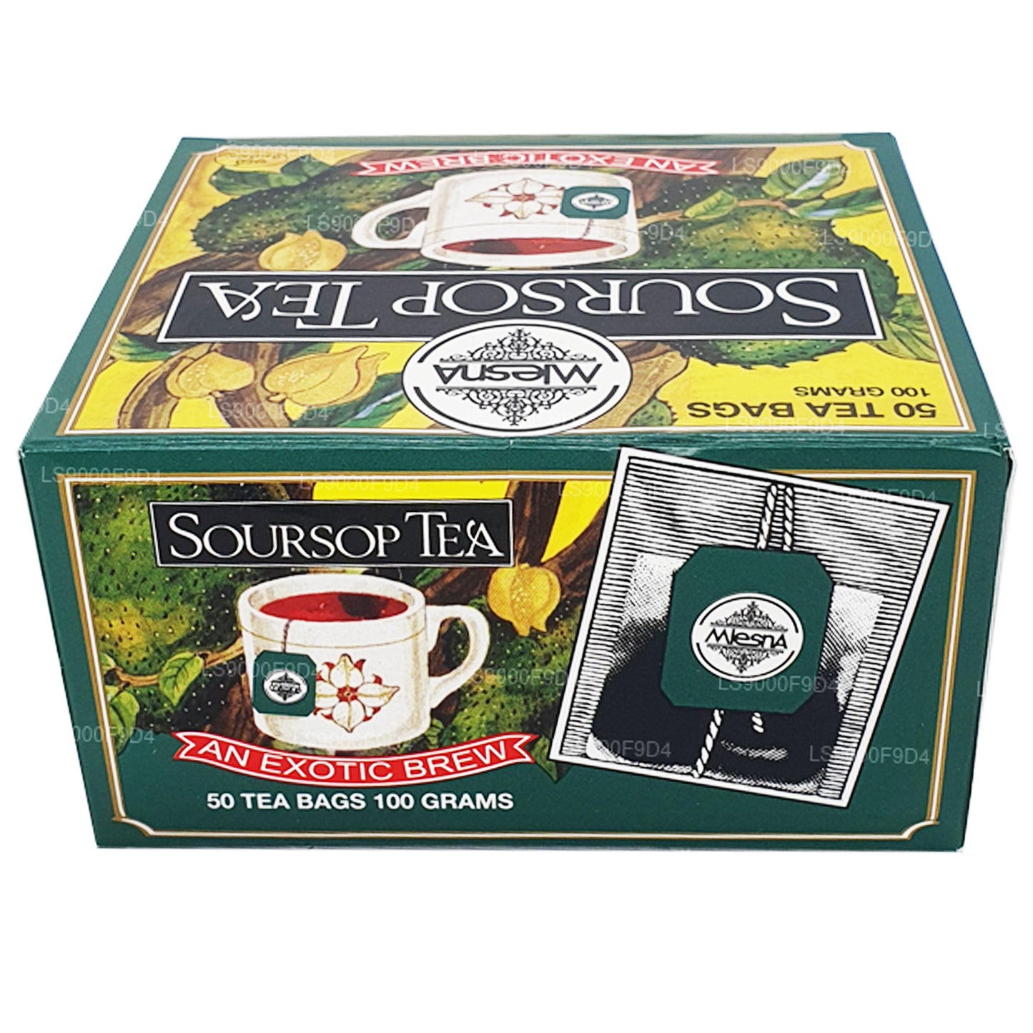 Mlesna Soursop "An Exotic Brew" Black Tea (100g) 50 Tea Bags