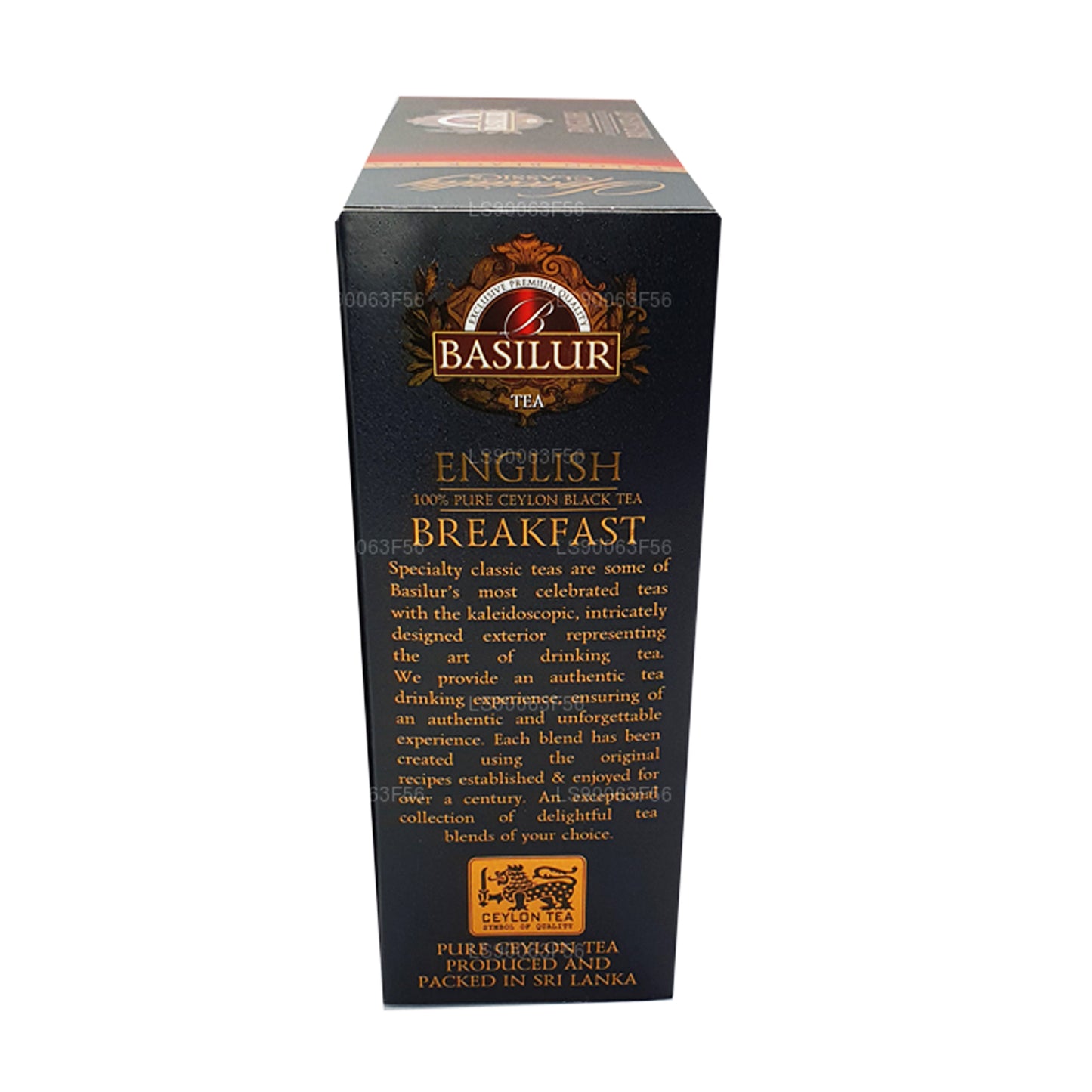 Basilur English Breakfast Čistý ceylonský černý čaj (200g) 100 čajových sáčků