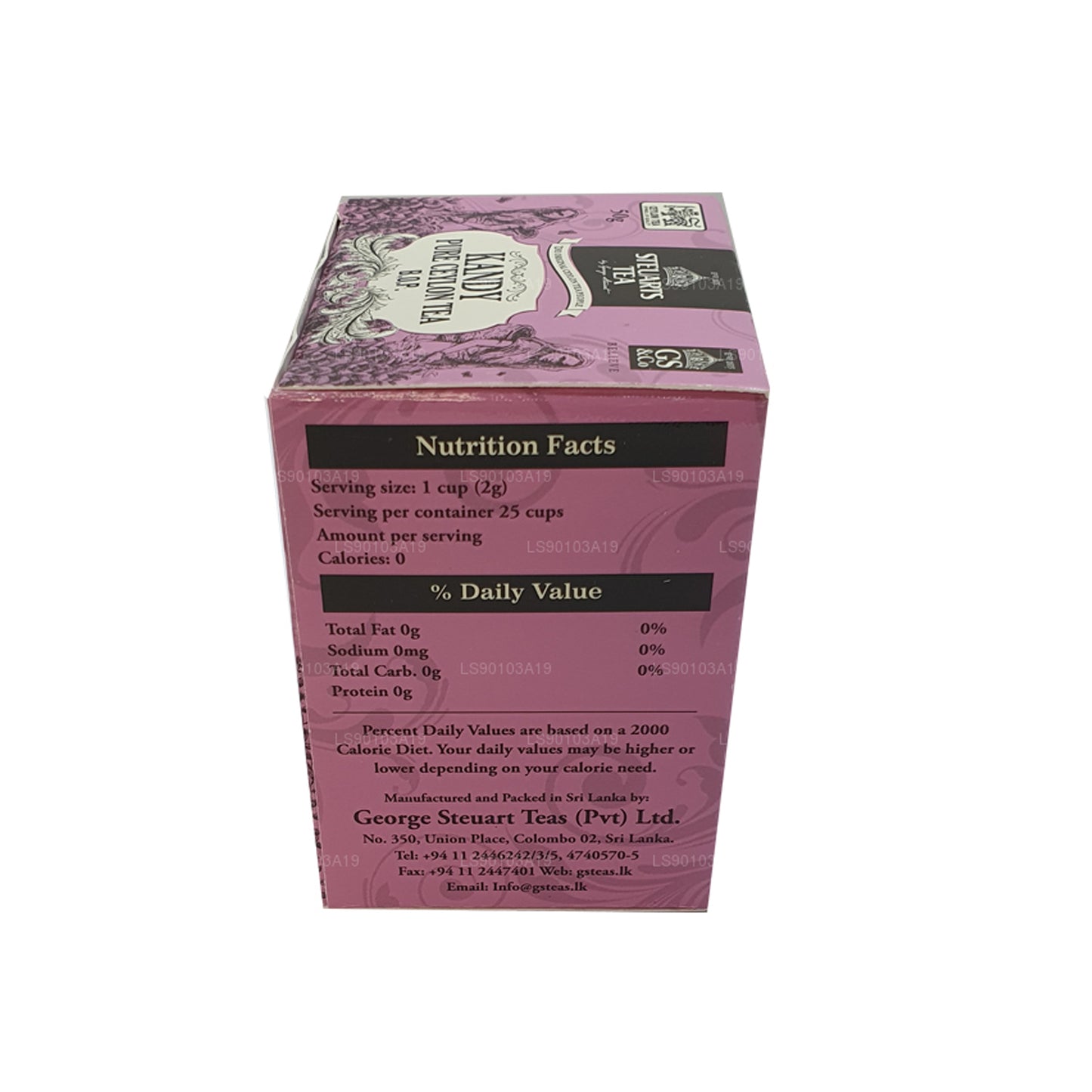 George Steuart Kandy BOP Listový čaj (50g)