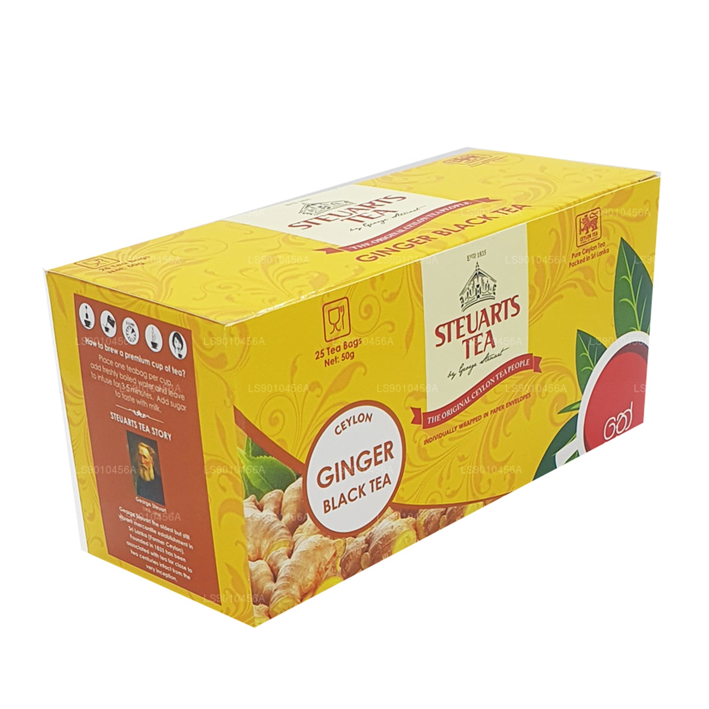 George Steuart Ginger Black Tea (50g) 25 Tea Bags