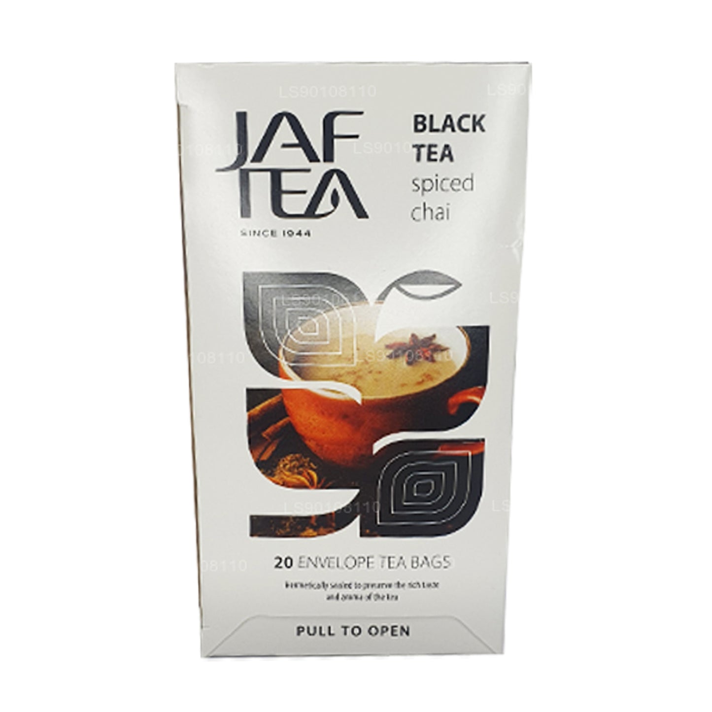 Jaf Tea Pure Spice Collection Black Tea Spiced Chai Foil Envelope Tea Bags (40g)