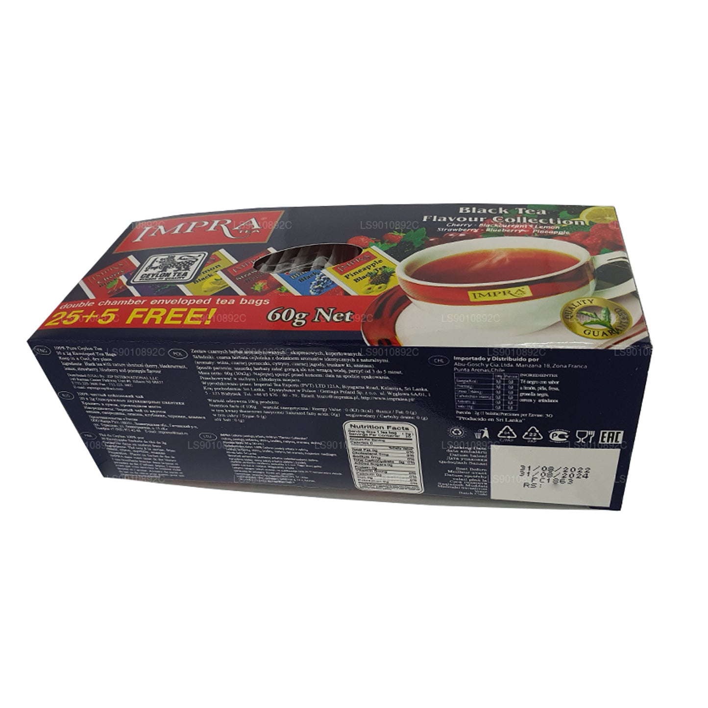 Impra Flavor Collection Ceylon černý čaj (60g) 30 čajových sáčků