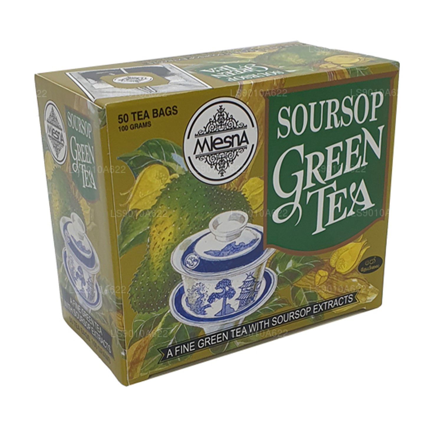 Zelený čaj Mlesna Soursop (100g) 50 čajových sáčků