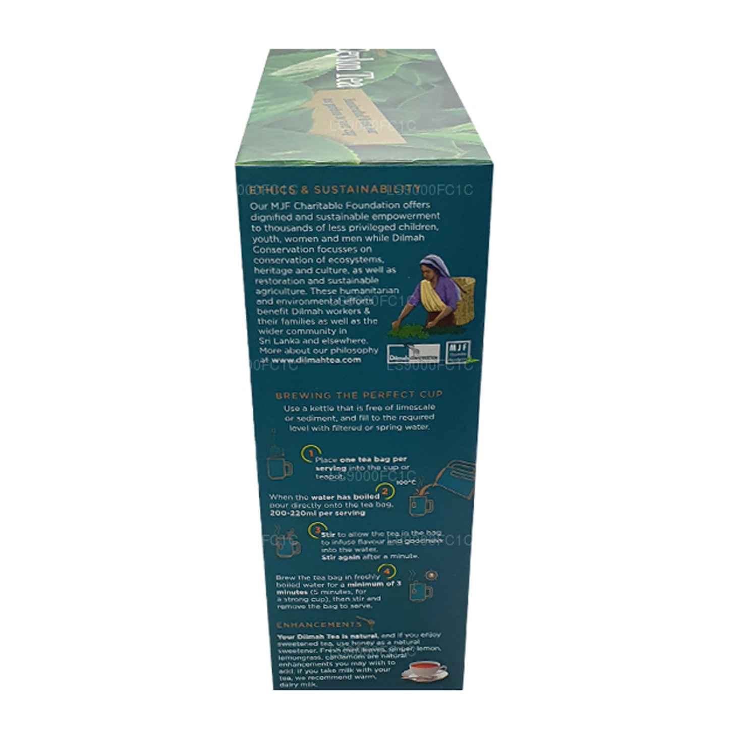 Dilmah Premium Ceylon Tea (200g) Individually Wrapped 100 Tea Bags