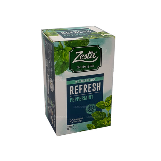 Zesta Refresh Peppermint (30g) 20 Envelope Tea Bags